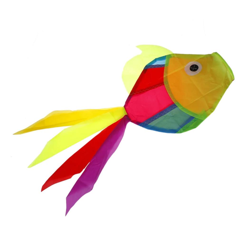 Fish Windsock Kids Toy Lightweight Outdoor Hanging Decoration Decorative Wind Sock for Patio Garden Gazebo Celebrations Outdoor