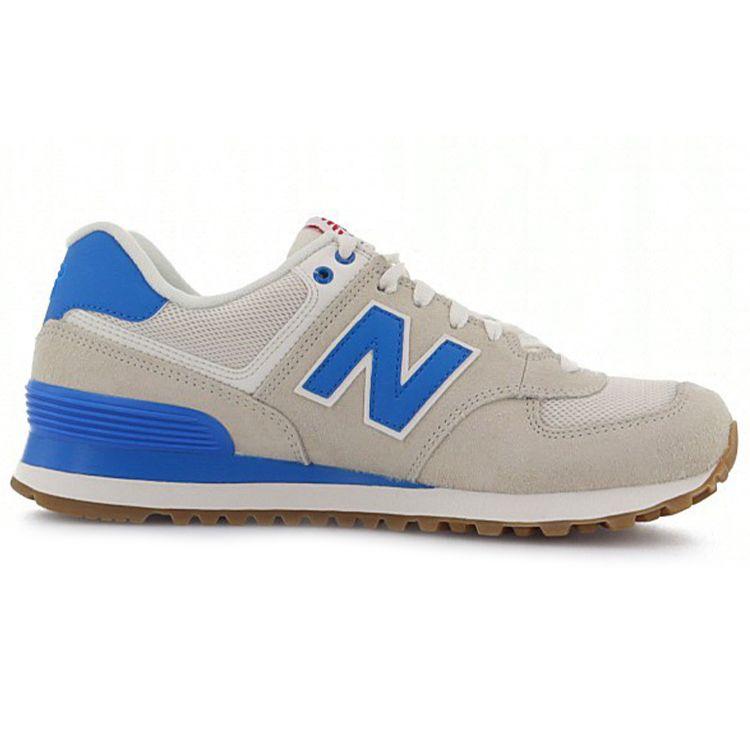 New Balance Nb 574 Classic Retro Mesh Low Top Casual Running Shoes Women sneaker Sea-Salt-White WL574RSB
