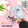 Student Fun Transparent Card Covers Spring Rope Cartoon Meal Card Case Game Cards Protection Covers Lanyard Credit Card Holder