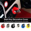 Car Ignition Start Engine Stop Button Knob Bracket Decoration Cover Trim For Cayenne 9YA.1 Panamera 971 2018-2023