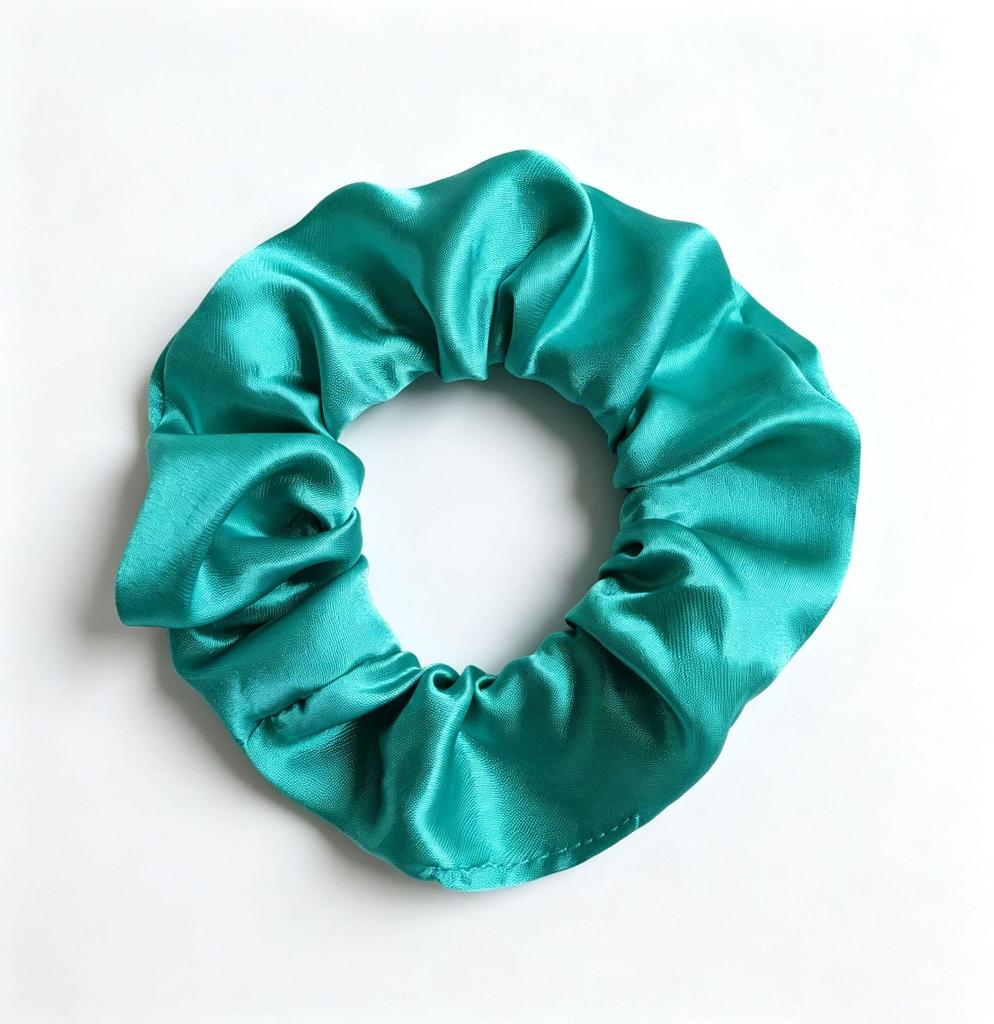 Satin Silk Hair Tie: High-End Women's Rubber Band for Elegant Buns