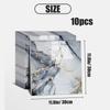 10pcs Imitation Marble 3D Foam Wall Sticker Self Adhesive Renovation Tile Sticker  Room Decor