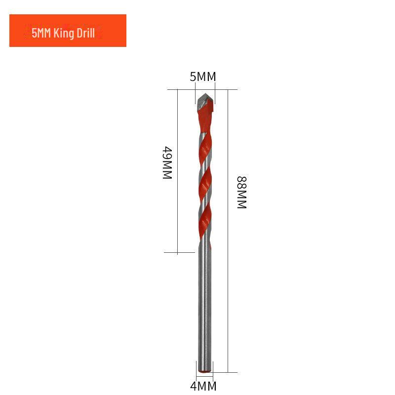 

Керамическое сверло с треугольной ручкой для сверления стекла, металла и стен 5mm