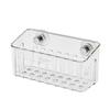 Multi Functional Bathroom Suction Cup Corner Shelf Rotating Sponge Holder  Kitchen Supplies
