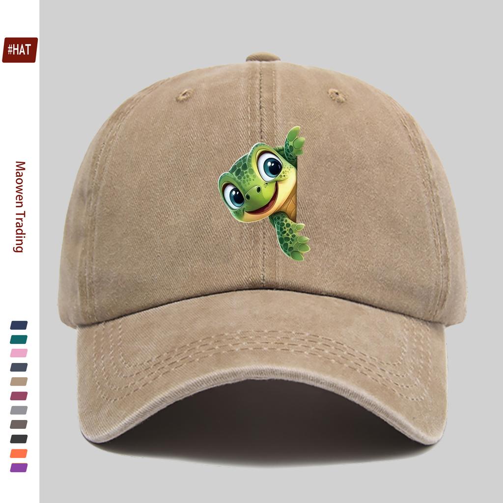 pc Unisex Adjustable Trucker Hat with Sea Turtle Print Lightweight Snapback Cap Suitable for Men Women Vintage Baseball Ca