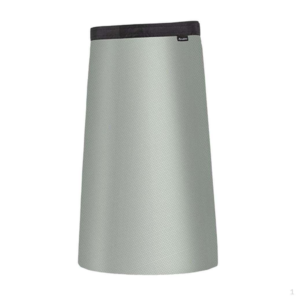 Backpacking Apron Half Poncho Camping Floor Mat Foldable Rain Cover Windblock Wrap Waterproof