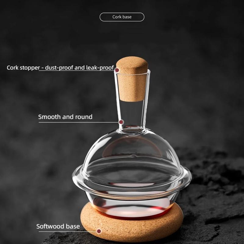 Premium Glass Wine Decanter Red Wine Aerator Elegant Barware Gift