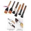 M-Coffee Brush Grinder Cleaning Tool Bar Counter Powder Home Coffee Brush Remove Coffee Residue Wooden Handle Espresso Brush