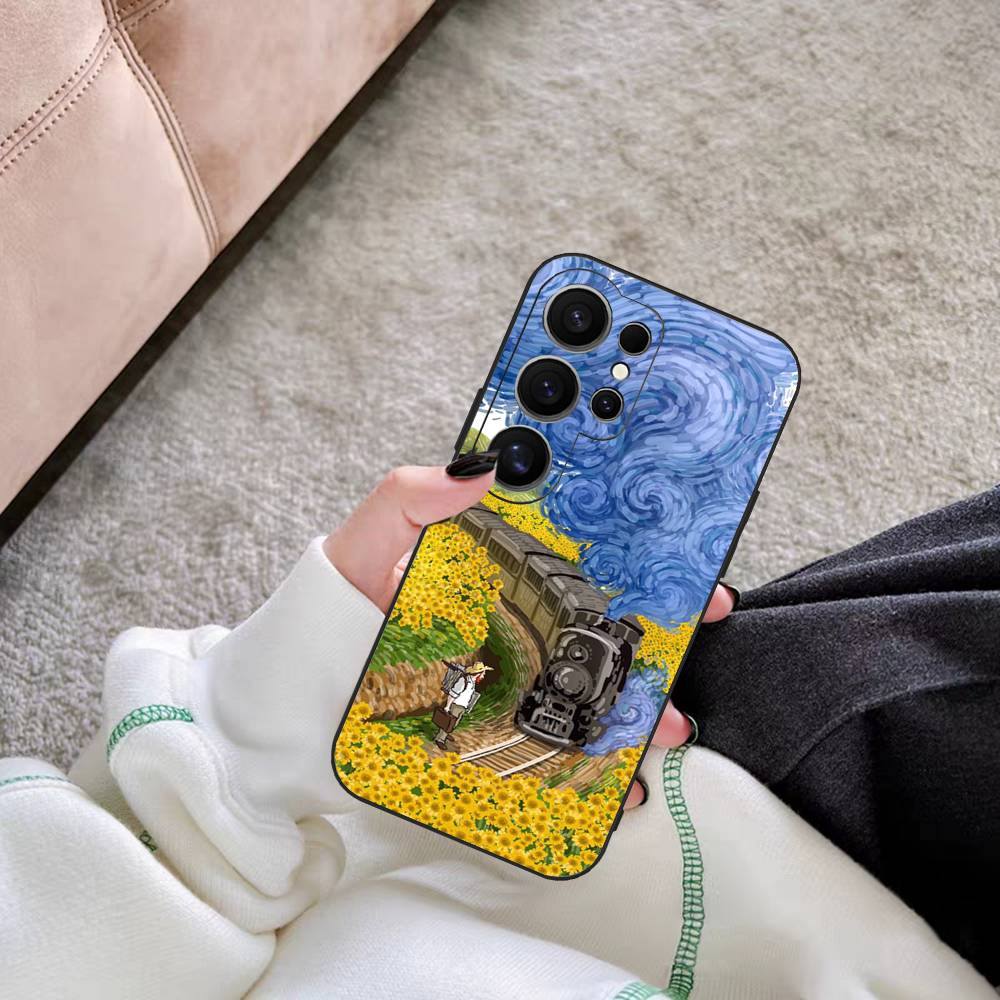 Art Vincent Van Gogh Phone Case For Samsung S 24 fe 25 Ultra plus 20 lite 21 30 22 23 24 22 Ultra 5G Fundas