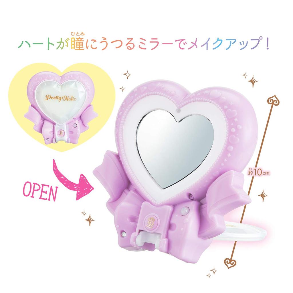 Specchio con occhi a forma di cuore carino Holic