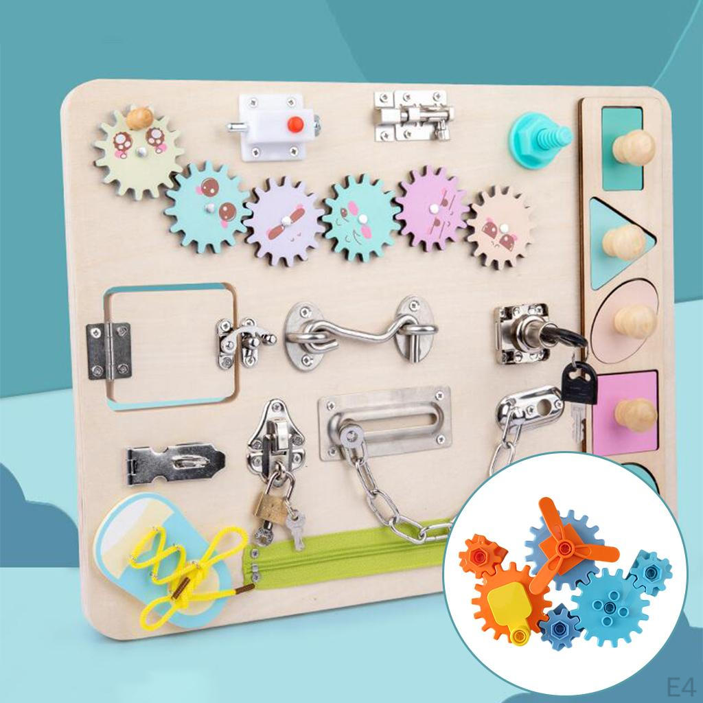 DIY Busy Board Accessories Gear Toy Activity Tools No Burrs