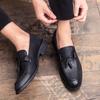Mode Neue Herren Quasten Loafers Leder Formelle Schuhe Elegante Kleiderschuhe Einfaches Slip-On Herren Freizeitschuhe Große Größe 47 Zapatos Hombre
