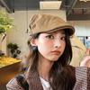 Vintage Berets for Women Solid Color Adjustable Cotton Artist Painter Cap Spring Summer Casual Lady Forward Hats
