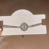 Geometrischer Zirkon Runder Anhänger Vintage Verstellbares Armband Für Frauen Geschenkideen