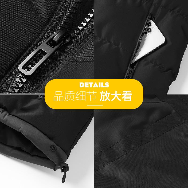 New winter warm flow men's cotton-padded clothes casual youth thickened cotton-padded jacket hooded jacket