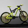 1:10 Mini Alloy Mountain Bike Model Diecast Metal Finger Racing Bicycle Folded Cycling Ornaments Collection Playthings for Kids Gifts