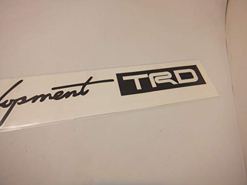TRD Toyota Racing Development Decal (Big/Black)