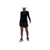 Jordan Pure Color Logo Slim Fit Quick-Dry Comfortable Heavyweight Long Sleeve T-Shirt SS24 Women Tops Black FN5111-010
