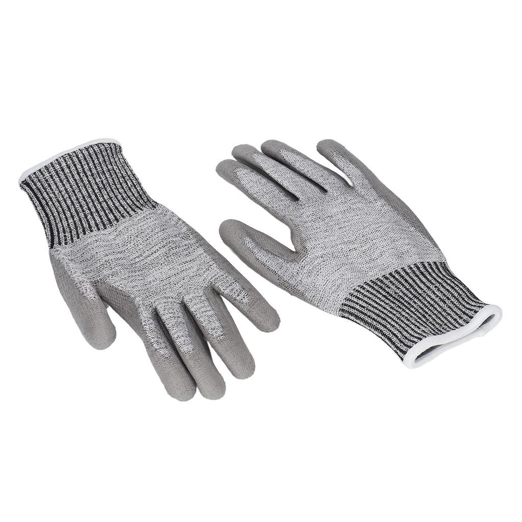 Arbeitshandschuhe Level F Schnittfest PU-beschichtet Atmungsaktiv für Wartung Gartenbau L