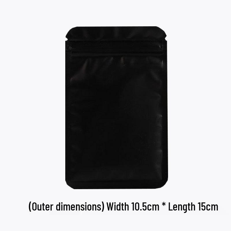 Double-Sided Frosted Aluminum Foil Self-Sealing Opaque Packaging Bag for Colored Ornaments