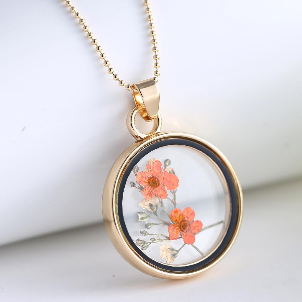 Buy Colorful Necklace Round Pendant 