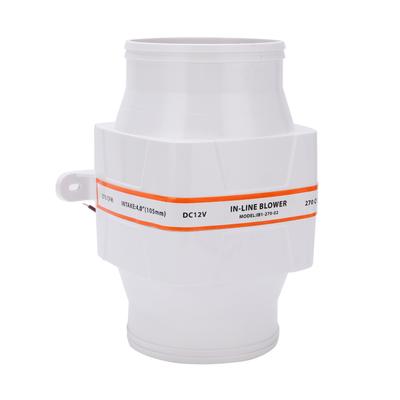 Ventilator de ventilație puternic, silențios, cu suflantă de santină marină în linie de 4 inch, pentru rulotă și iaht