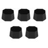 5Pcs Tennis Racket Plastic End Cover Racquet Damping Cover Replacement Tennis Racket Butt Tennis Protective Accessories