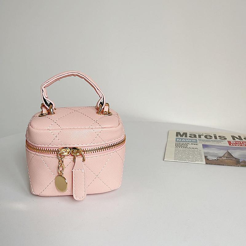 Stylish Mini Girls Bucket Bag Trendy Korean Chain Strap Fashion Accessory For Kids