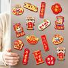 8Pcs/set Traditional Chinese New Year Magnetic Sticker  Home Decoration