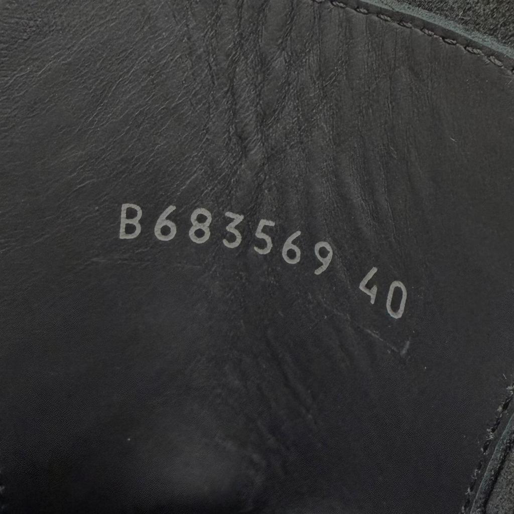 Excellent Alexander McQueen boots Lace up black leather mens 40 683569 Used