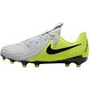 New Jr. Phantom GX 2 Academy Anti Slip Wear Resistant Low Top Kids' Soccer Shoes Silver Yellow Kids'