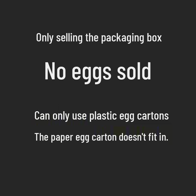 Eco-Friendly Custom Egg Gift Box - Holds 30/60 Eggs