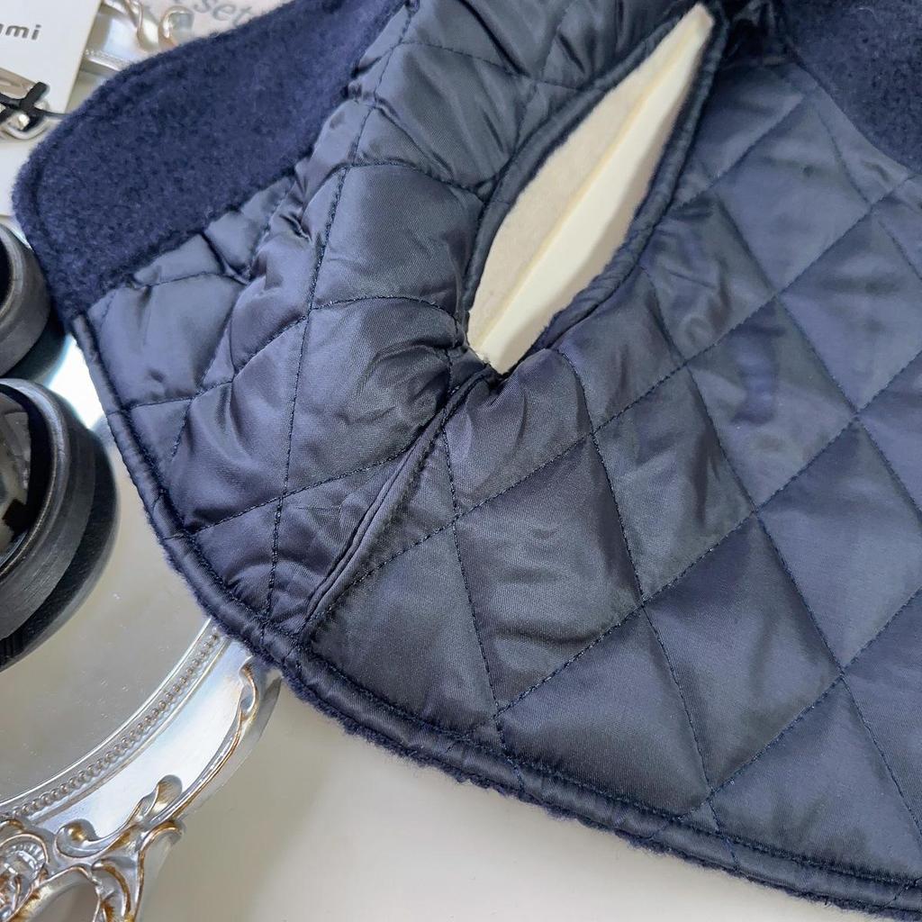 Stilvolles Mädchen Winter-Fellweste & Faltenrock Set