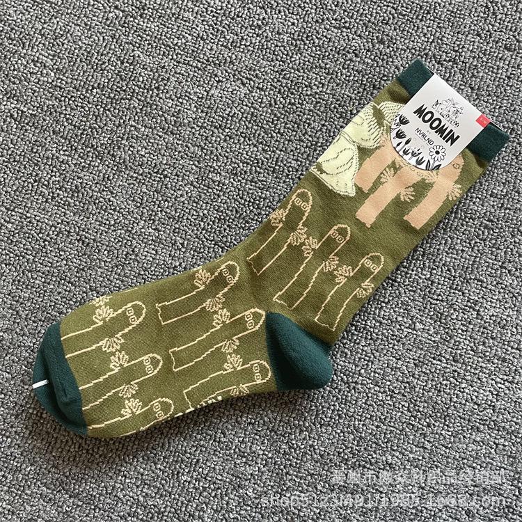 

Модные хлопковые носки до середины икры с мультяшными Муми-троллями - Стиль на четыре сезона One Size (36-40)
