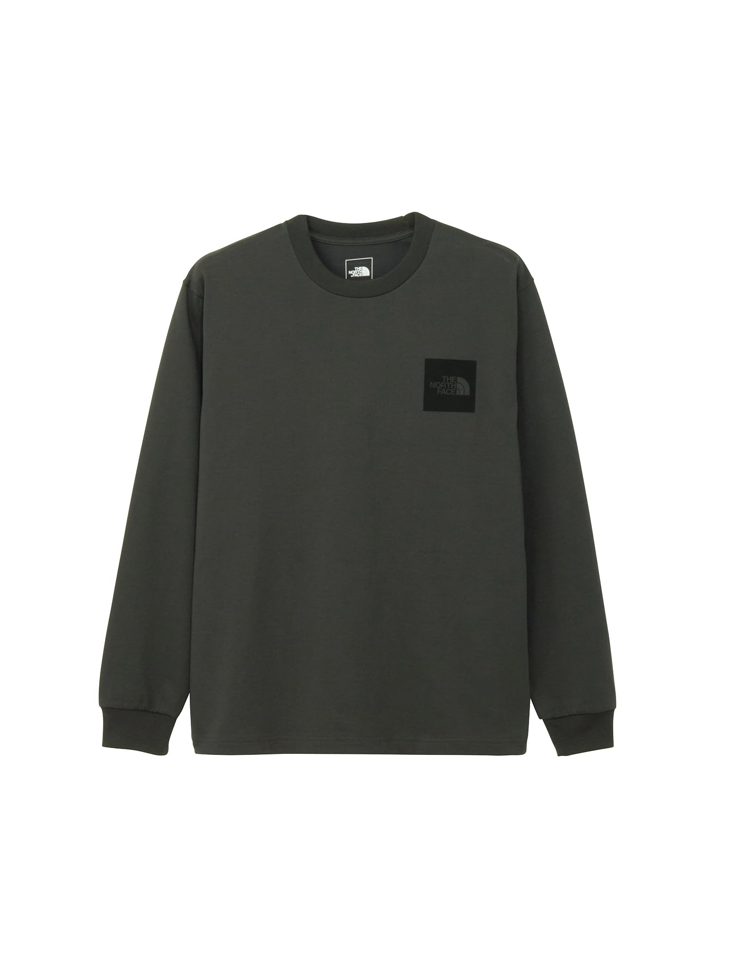 

The North Face Long Sleeve Cut and Sew Square Logo Tee Asphalt Gray L T-Shirt L/S