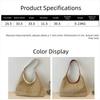 Popular Hand-Held Woven Bag Fashionable Stylish Beach Straw Bag Large Capacity Vintage Woven One Shoulder Tote Bag Beach Travel