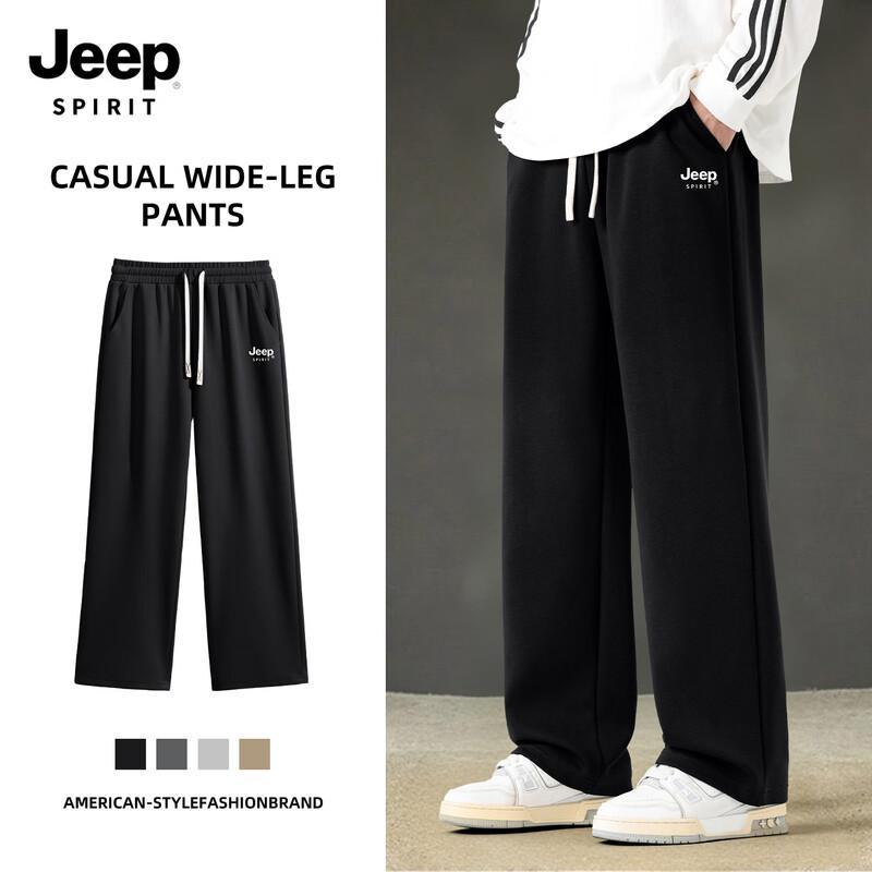 JEEP SPIRIT Men's Loose Straight-Leg Casual Pants