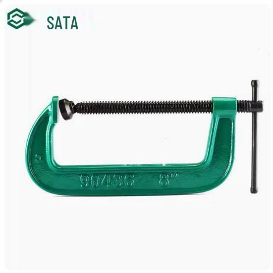 SATA G-type Woodworking and Iron C-Clamp (Models 90433-90436) Model 90433
