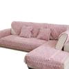 High End European Rose Flannel Sofa Winter Thickened Anti Slip Sofa Cover