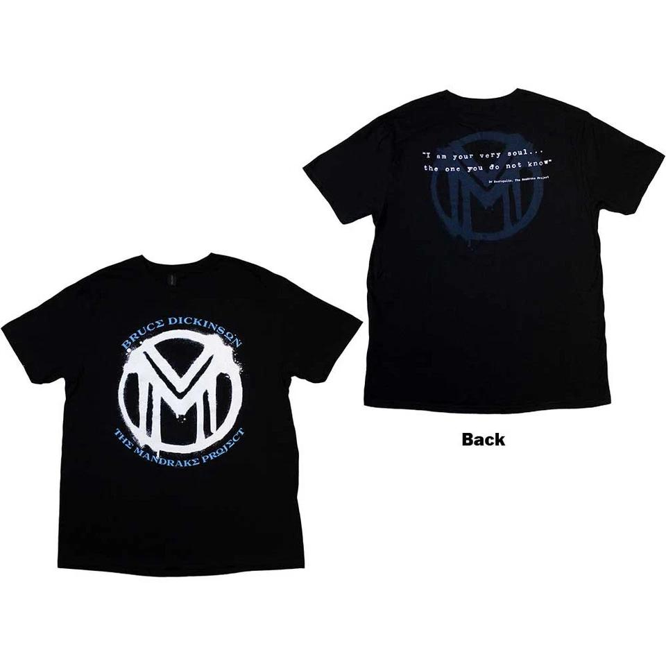 Bruce Dickinson T-Shirt: The Mandrake Project (Back Print) OFFICIAL NEW