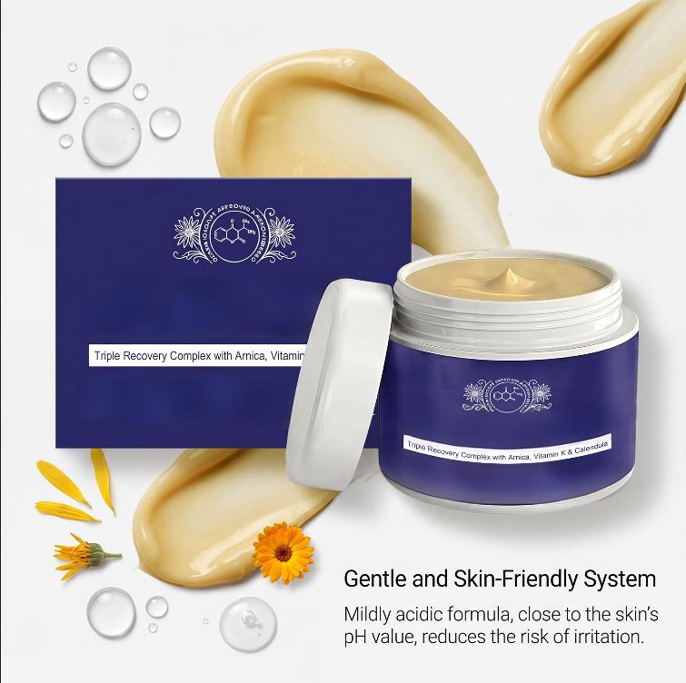 Skin soothing care cream, gentle moisturizing formula, moisturizes the body's dry skin, daily massage and comfortable application 100g