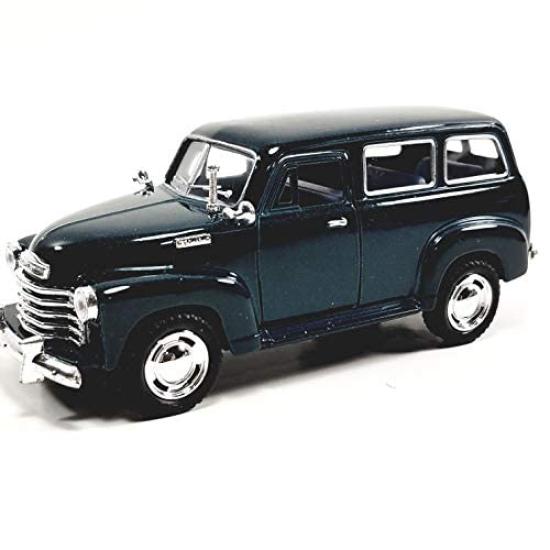 

Kinsmart Chevrolet Suburban 1950 Forest Green SUV Scale Diecast Car 1/36