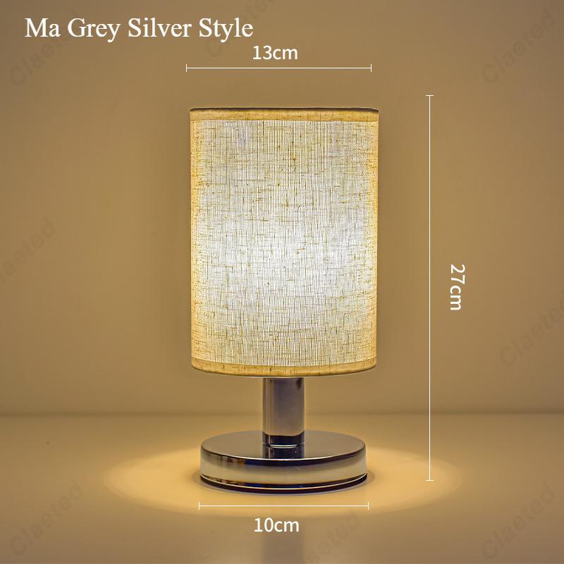 Creative and Minimalist LED Fabric USB Night Light Dormitory Study Bedroom Bedside Decoration Atmosphere Lighting Fixtures