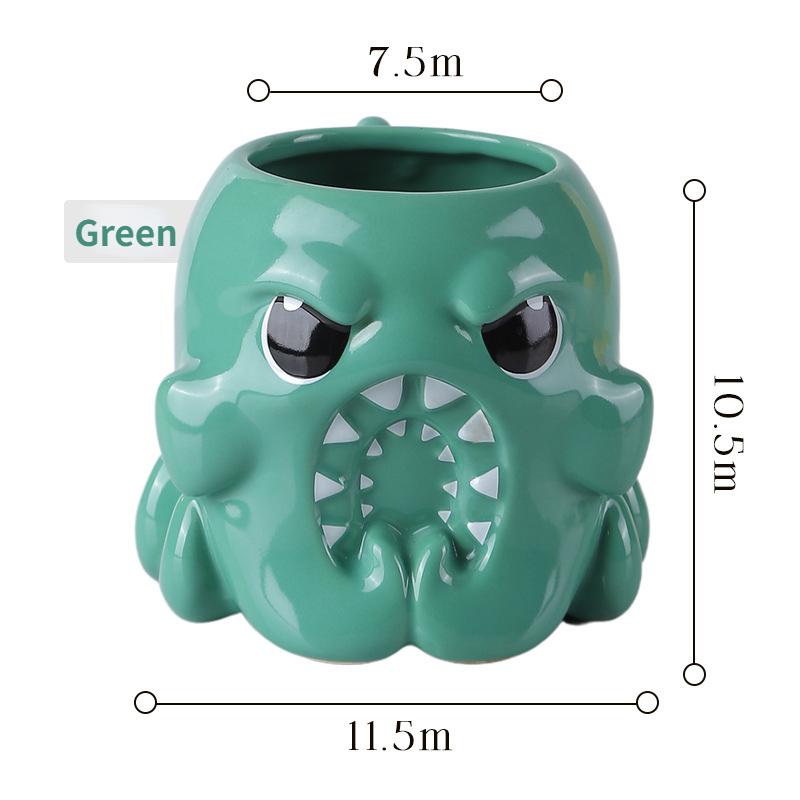 Cute Octopus Coffee Ceramic Mug Ocean Theme Creative Coffee Milk Tea Water Cup Office Home Water Cup Children Women Gift