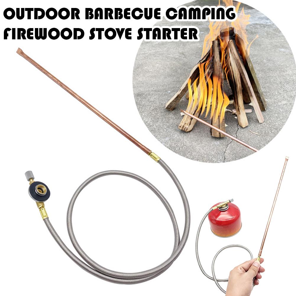 Hand-held Outdoor Barbecue Charcoal Fire Igniter Spray Gun Camping Firewood Firewood Stove Igniter Fire Gun Fires Starter
