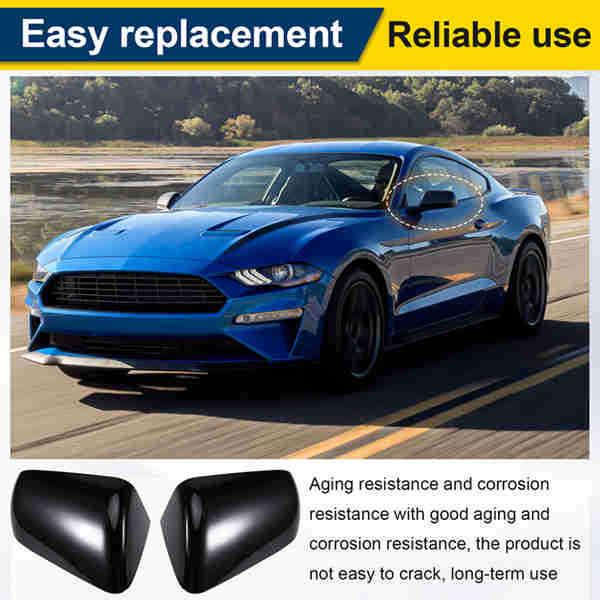 

Black Plastic Car Side Mirror Reflector Cover (1 Pair) None