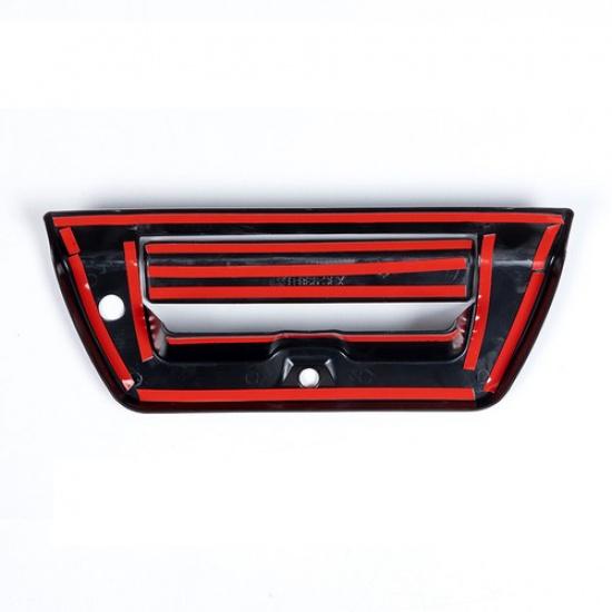 Carbon Fiber Rear Tailgate Door Handle Bowl Cover Trim For Ford F-150 2015-2017