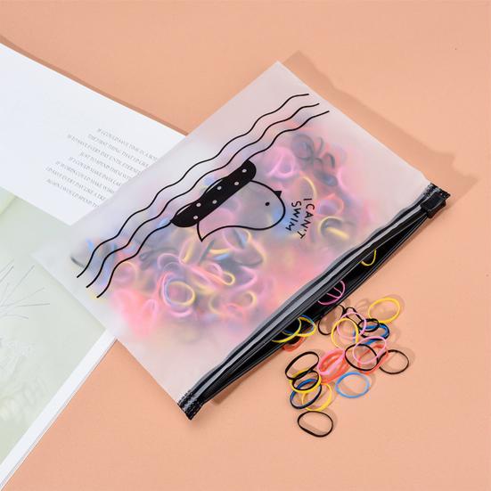 5 Teile/satz mit Reißverschluss PVC Nützliche Cartoon PVC Vogel Unterwäsche Lagerung Beutel Unterwäsche Sortierung Tasche