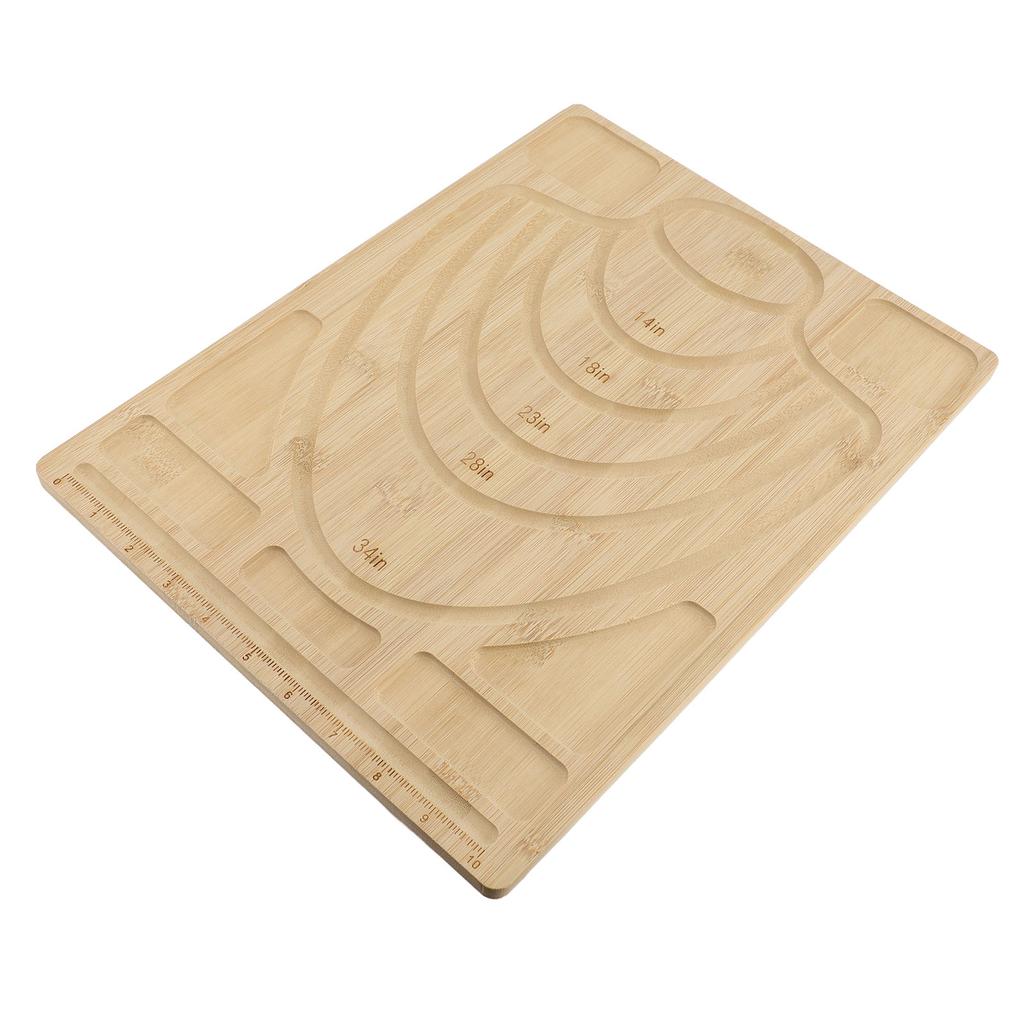 Bead Board Jewelry Making Beading Tray Necklace Design Mat Bambusoideae 28.5x38x1cm