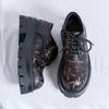 Tjocksulade PU-läder Herr Oxford Skor Bröllopsfest Manliga Formella Klänningsskor Personlighet Business Casual Skor Promenadsko
